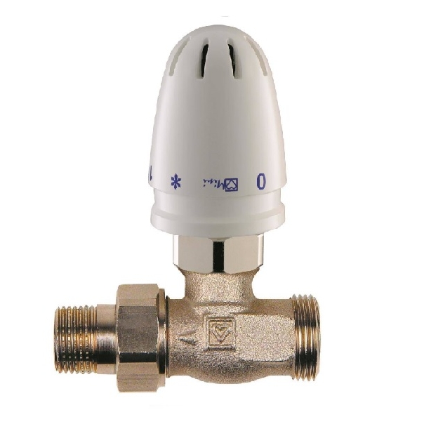 Ogranicznik temperatury na powrocie RTL 1/2" prosty MINI, zawór + głowica HERZ