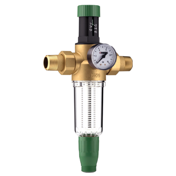 Filtr do wody z regulatorem ciśnienia i opłukiwaniem 1/2