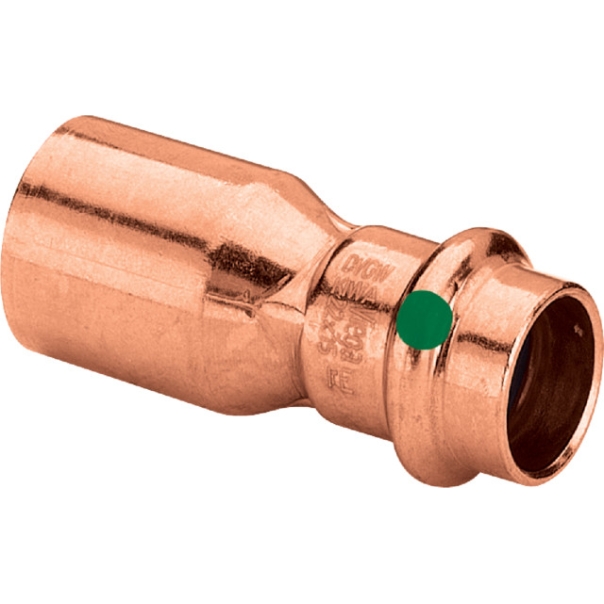 Złączka redukcyjna miedziana zapras do wody 22x18 Viega