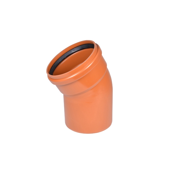 Kolano kanalizacyjne zewnętrzne Wavin PVC-U 200 / 30°