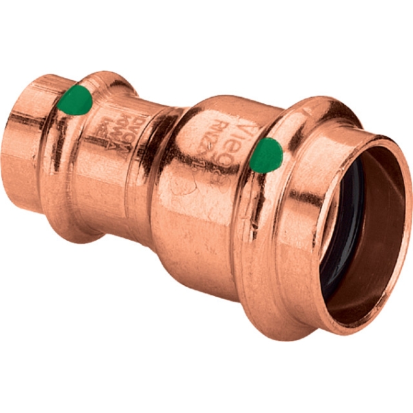 Złączka redukcyjna miedziana zapras do wody mufowa 22x18 Viega