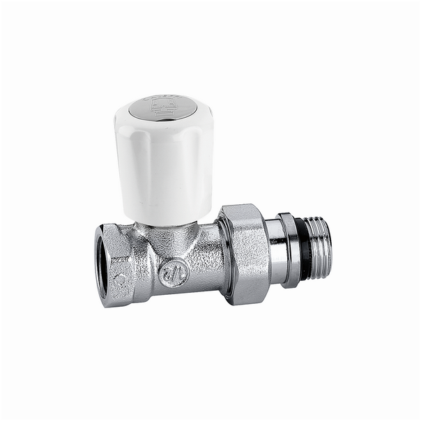 Zawór grzejnikowy zasilający/termostatyczny prosty 1/2