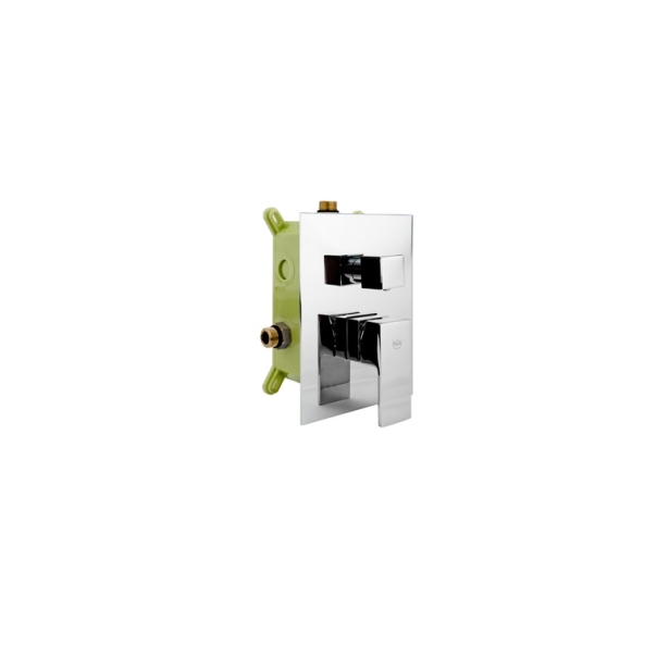 HEXA Bateria wannowo-natryskowa , podtynkowa 3-drożna Quadro 40