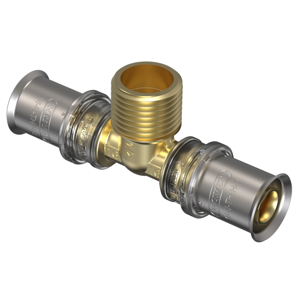 Trójnik zapras Wavin M5 gwint zewnętrzny 20 x 3/4'' x 20