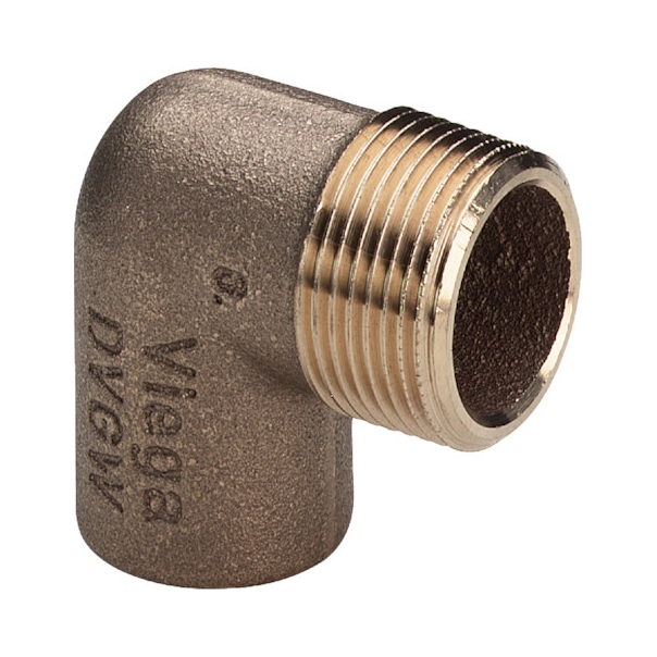 Kolano miedziane z gwintem zewnętrznym 18-1/2"