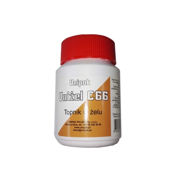 Topnik w żelu UNIŻEL C66 do lutu miękkiego 125 g