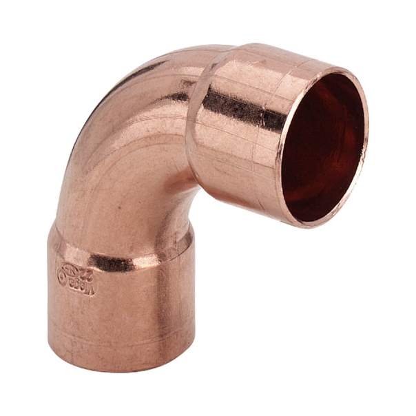 Kolano miedziane łuk 90° dwu kielichowy 10