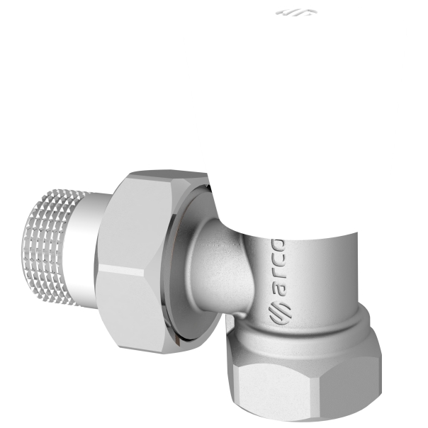 Zawór zasilający grzejnikowy kątowy 1/2