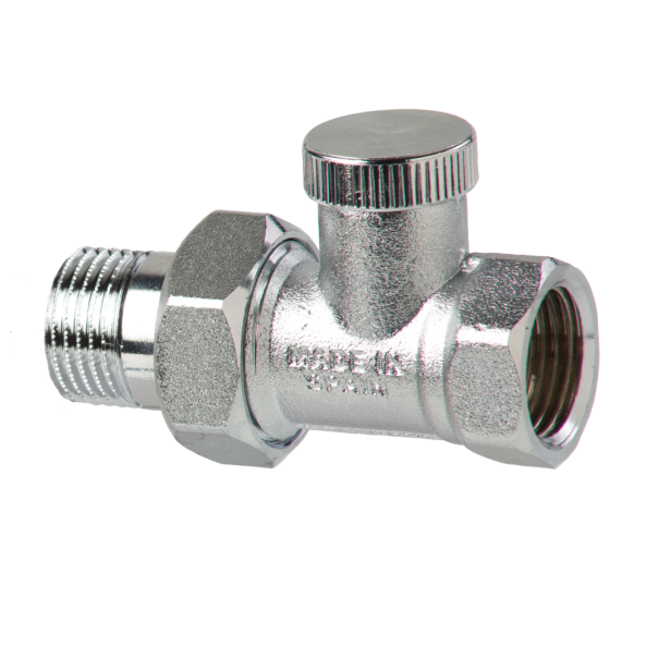 Zawór grzejnikowy odcinający prosty Teide Plus 1/2