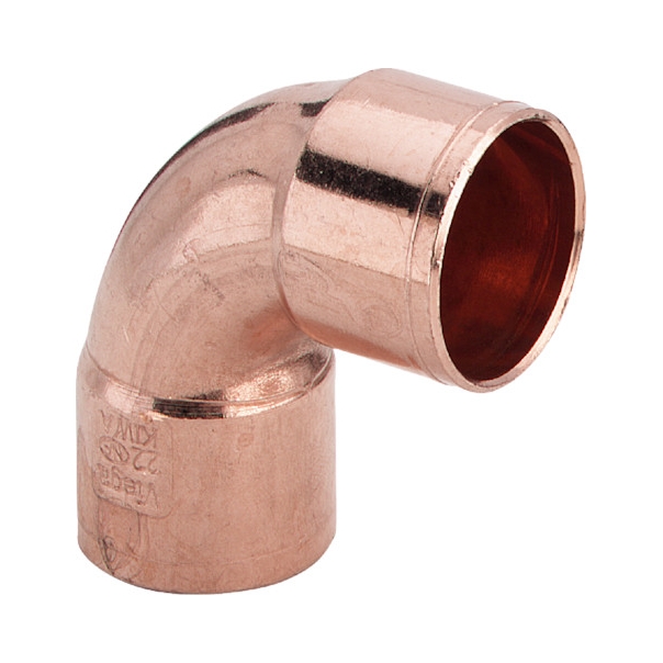 Kolano miedziane 8 (6) 90° dwu kielichowe