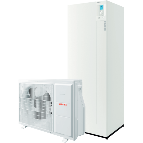 Pompa ciepła split 5 KW EXTENSA AI R32 DUO z zasobnikiem 190 litrów, zasilanie 230V