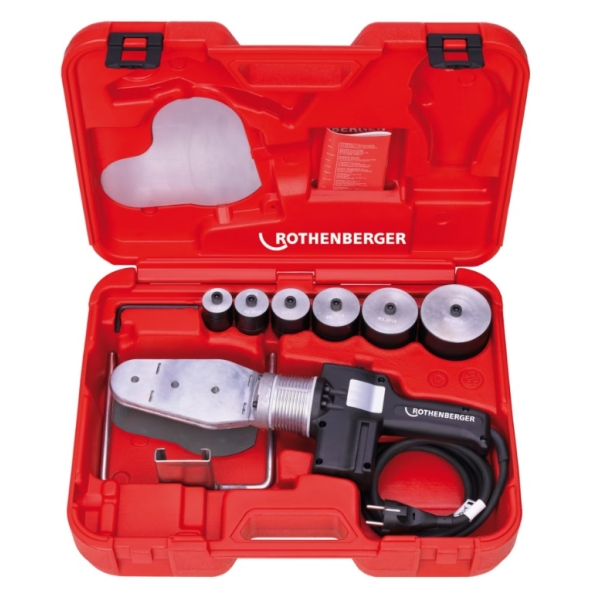 Zestaw - Zgrzewarka i 6 kamieni, ROWELD P 63 S-6 (3 śred. jednocześnie) 20-63mm z regulacją termostatyczną