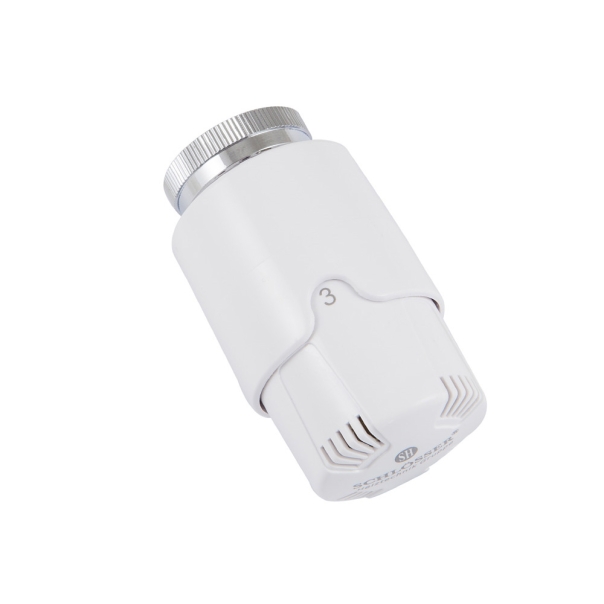 Głowica termostatyczna DIAMANT SH INVEST biała do grzejników dolnozasilanych (podłączenie M30x1,5)