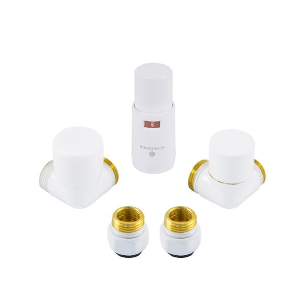Zestaw termostatyczny Elegant Mini Osiowy 1/2" x M22x15 Biały