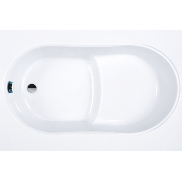 Wanna Classic prostokątna 75x120cm typ WPzs/CL 75x120+STW biew + ST4 (z siedziskiem)  (os)