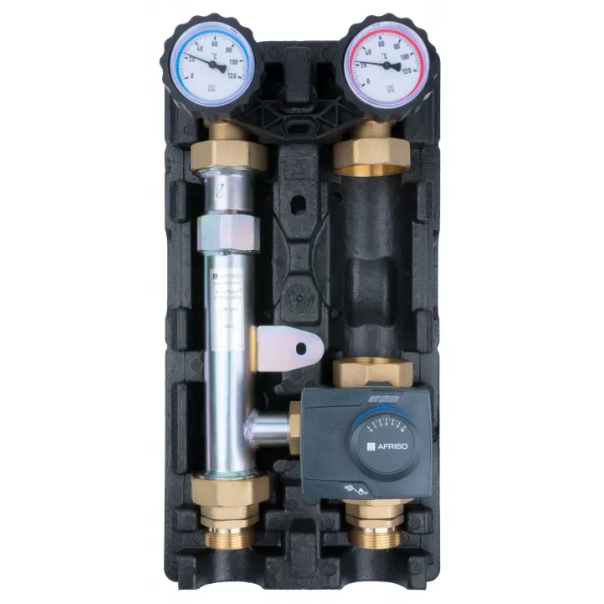 Grupa pompowa PrimoTherm K 180-2 DN32, bez pompy, zawór mieszający ARV, siłownik ARM 343 ProClick