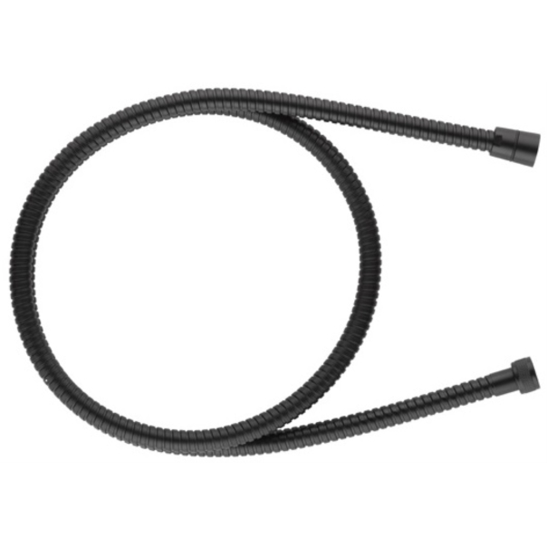 Wąż natryskowy stożkowy metalowy, L=1500 mm, blistrowany, czarny