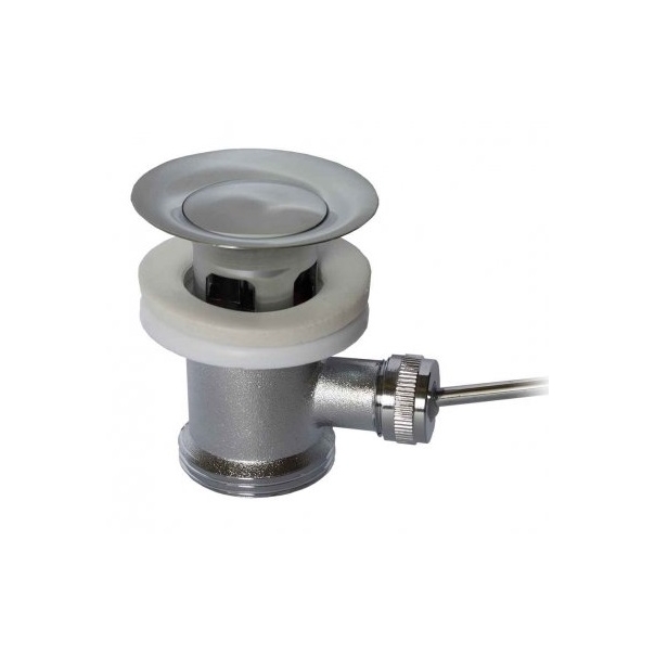 Spust metalowy 5/4” do umywalki z korkiem sterowanym