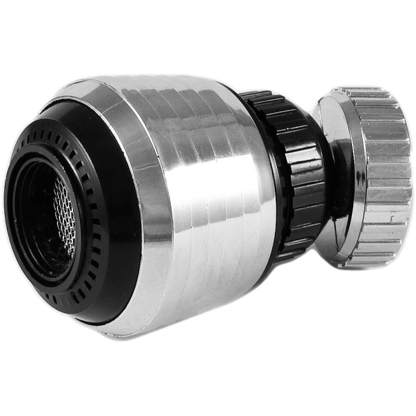 Aerator (perlator) plastikowy krótki z przegubem 2-funkcyjny chrom 