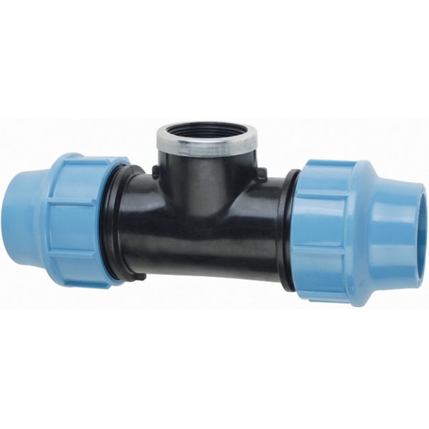 Trójnik skręcany PE 32 z gwintem wewnętrznym 5/4" Agaflex