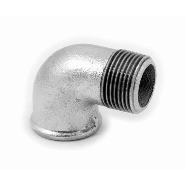 Kolano ocynk 5/4"  nyplowe  AGAflex