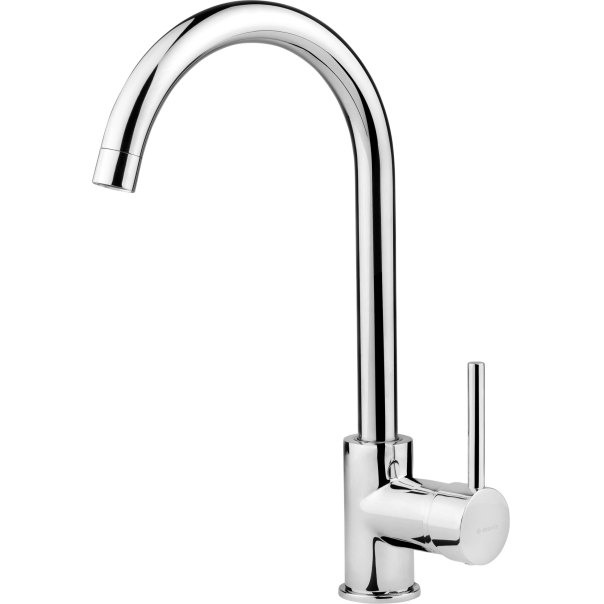 ASTER Bateria zlewozmywakowa stojąca z wylewką U wysoka, chrom 