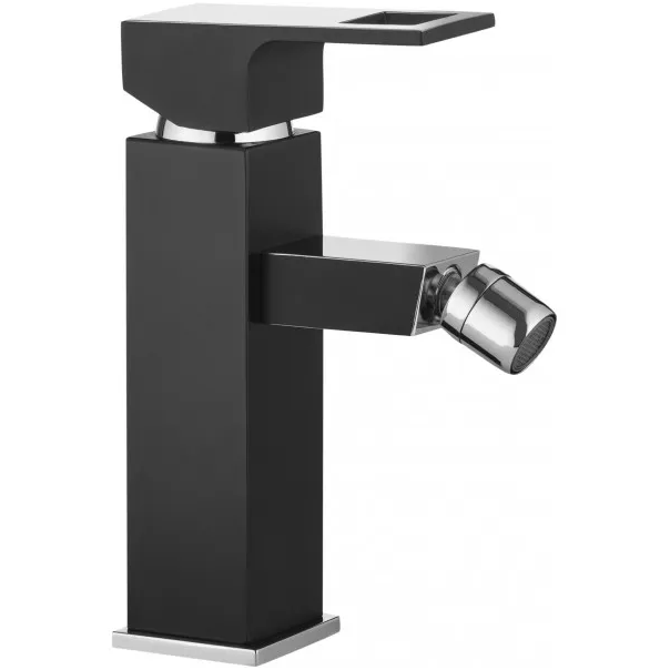 ANEMON Bateria bidetowa stojąca, czarny-chrom (os)