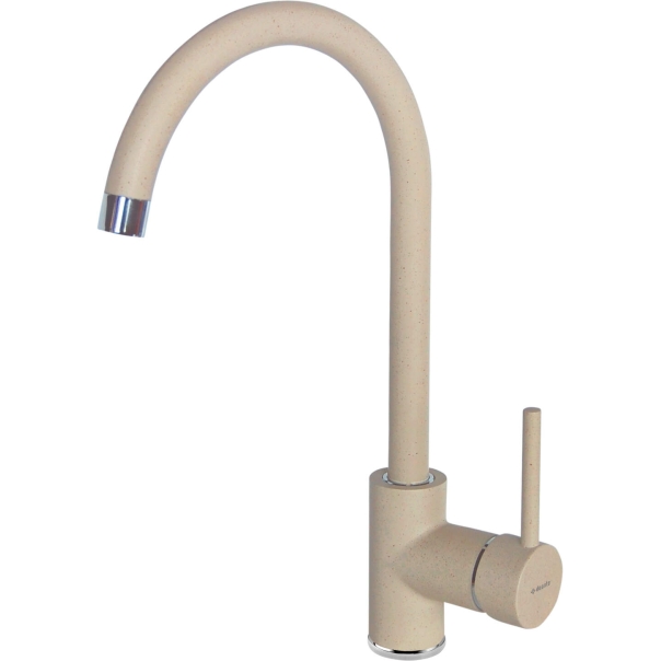 NEMEZJA Bateria zlewozmywakowa stojąca z wylewką wysoką U, piaskowa 