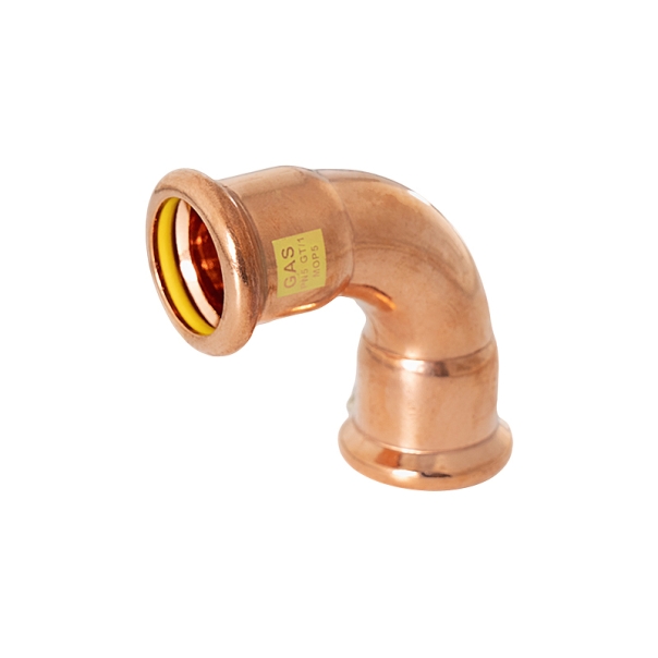 Kolano miedziane zapras do gazu 22 (6) 90° dwukielichowe typ M Besco