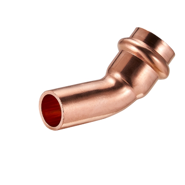 Kolano miedziane zapras do wody 28 (7) 45° jednokielichowe typ V Besco