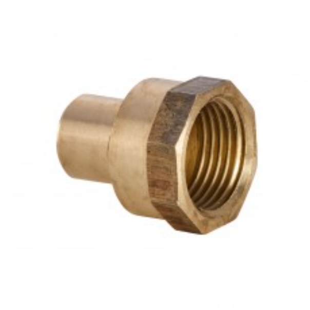 Złączka miedziana nyplowa zapras do wody gwint wewnętrzny 15x1/2