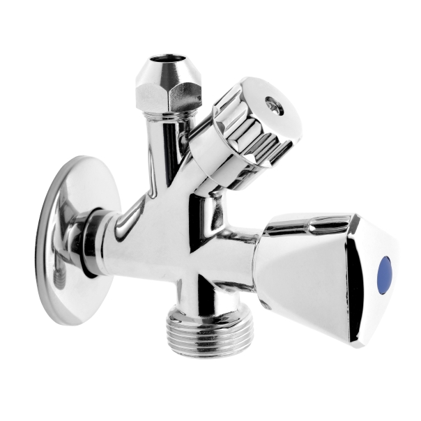 Zawór Ferro grzybkowy kątowy kombinowany 1/2