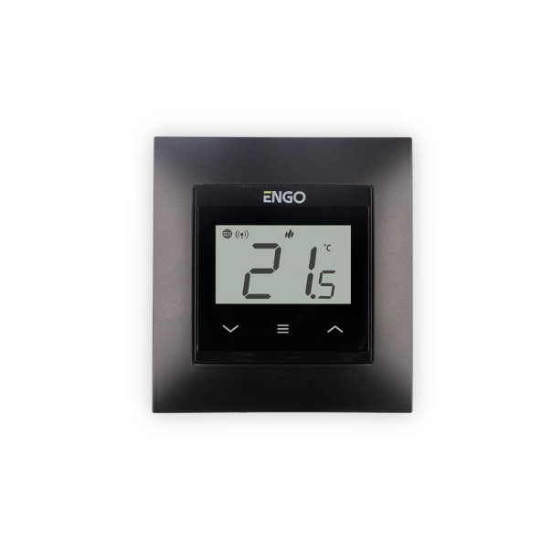 Sterownik internetowy, podtynkowy do ramki 55x55, Wi-Fi, 230V czarny ENGO