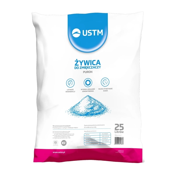 USTM Żywica jonowymienna - worek 25 litrów