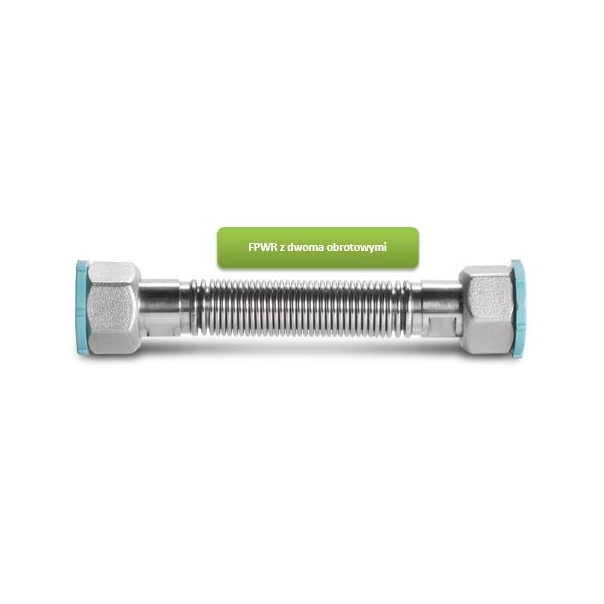 Wężyk rozciągliwy n. obrotowe 1/2" x 1/2" 25-50 cm FAMAS