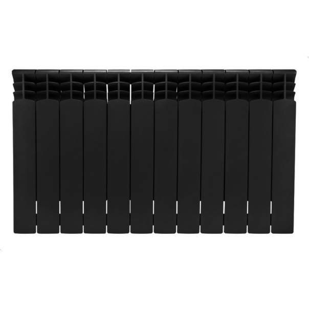 Grzejnik aluminiowy 12-elementowy, G500F czarny KFA