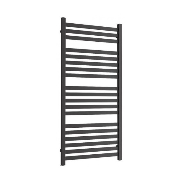 Grzejnik łazienkowy Płaski - prosty GŁP2 1350/430 495 W INS-TERM kolor czarny mat