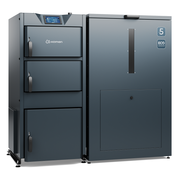 Kocioł peletowy KAMEN KomfortPell 10 kW Lewy KG komin góra palnik samoczyszczący Kamen Fenix klasa 5 ECODESIGN - podwyższony standard dotacja CZYSTE POWIETRZE