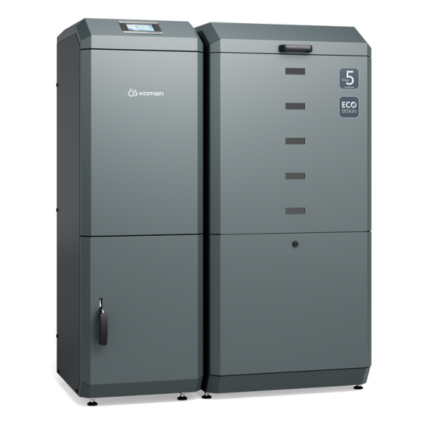 Kocioł peletowy KAMEN Primapell 15 kW z podajnikiem lewym, klasa 5 ECODESIGN - podwyższony standard dotacja CZYSTE POWIETRZE