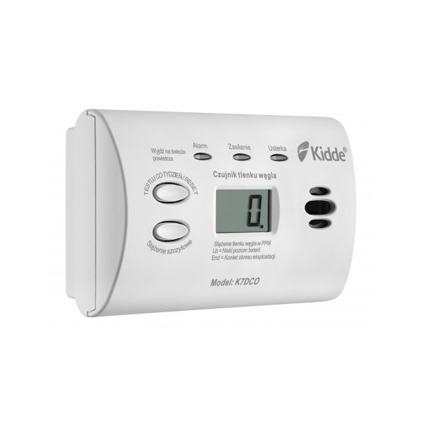 Czujnik tlenku węgla - czadu z wyświetlaczem KIDDE K7DCO