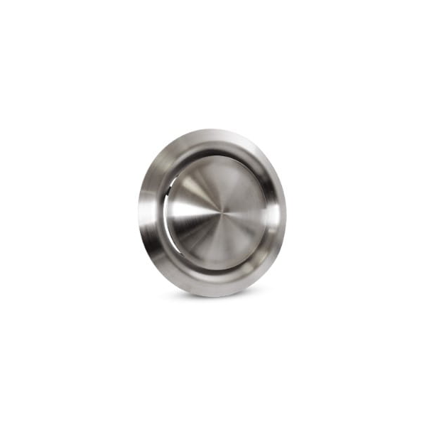 ALNOR Anemostat nawiewno-wywiewny FI 125 chromoniklowy z ramką montażową