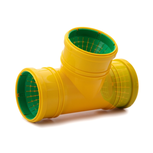Trójnik drenarski uniwersalny 90° 72-100 mm