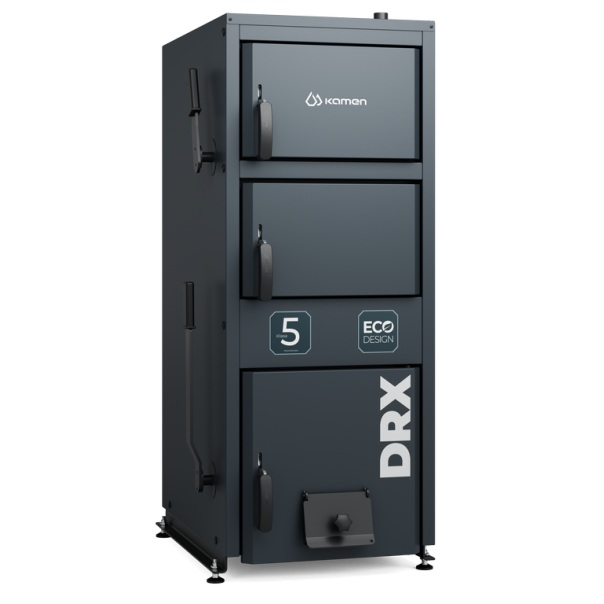 Kocioł zasypowy KAMEN DRX dolnego spalania zgazowujący drewno 20 kW klasa 5 ECODESIGN