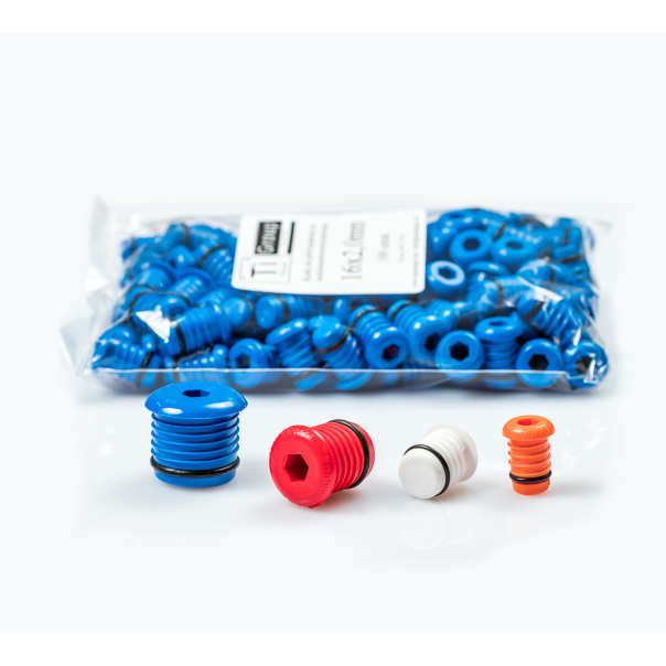 Korek do prób szczelności rur PEX 20 x 2,00 niebieski