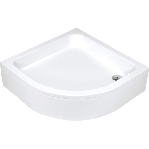 STANDARD Plus II Brodzik akrylowy półokrągły 80x80 cm, głębokość 12 cm