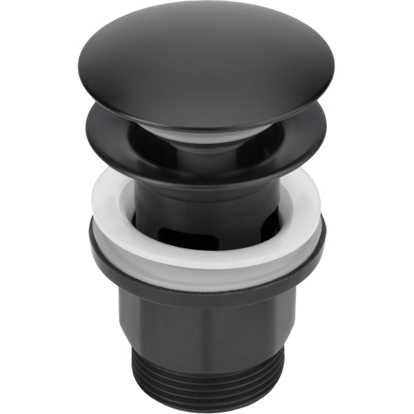 Korek Clik- Clak okrągły z przelewem, Nero 