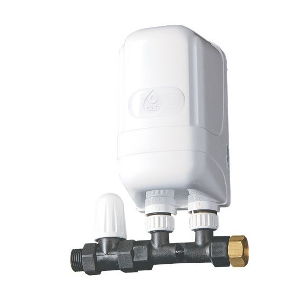 Natrysk kompletny punktowy biały DAFI