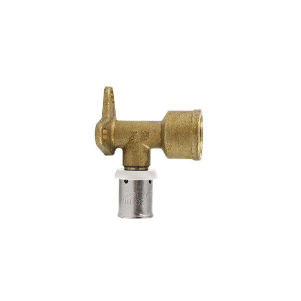 Kolano zaprasowywane naścienne gwint wewnętrzny 16 x 1/2