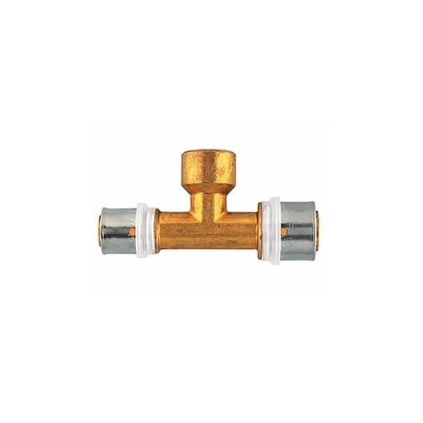 Trójnik zaprasowywany z gwintem wewnętrznym 26 x 1/2" x 20  HERZ