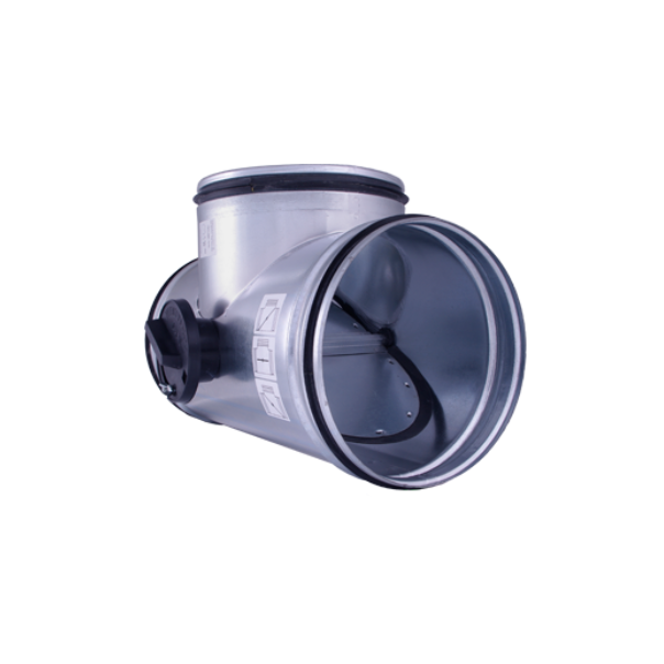 Trójnik 160/160 dwustrumieniowy z przepustnicą manualną